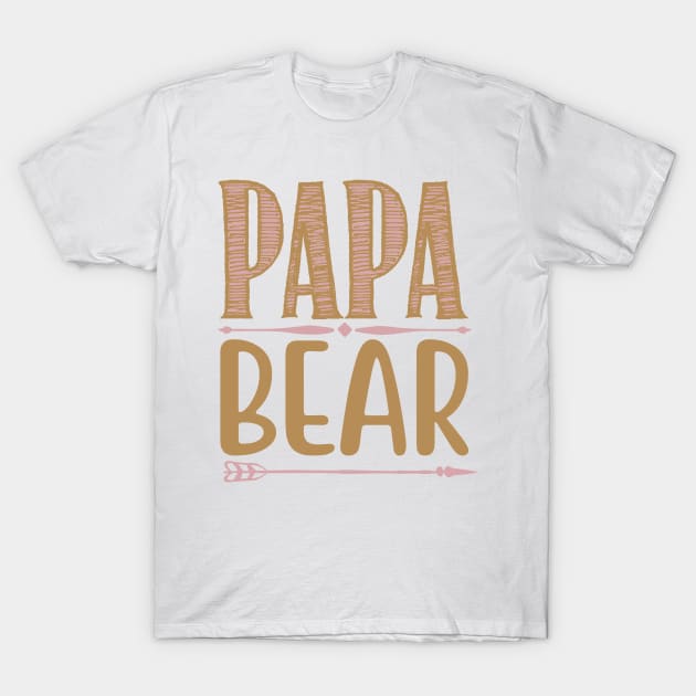 Papa Bear T-Shirt by TeeValley